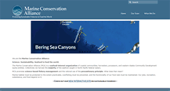 Desktop Screenshot of marineconservationalliance.org