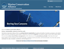 Tablet Screenshot of marineconservationalliance.org